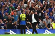LONDON, ENGLAND - AUGUST 15:  Antonio Conte, Manager of Chelsea celebrates the goal scored by Diego Costa of Chelsea during the Premier League match between Chelsea and West Ham United at Stamford Bridge on August 15, 2016 in London, England.  (Photo by Mike Hewitt/Getty Images)